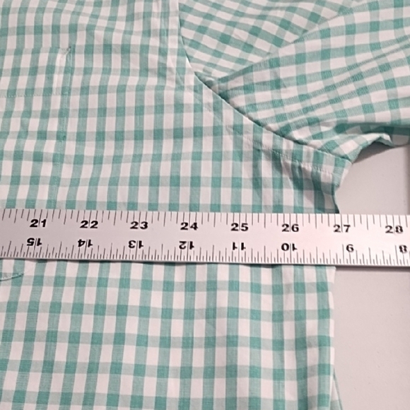 Tommy Hilfiger Green & White Checked Casual Shirt - Picture 6 of 13